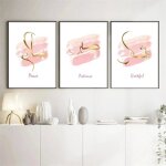 Toile tableaux muraux abstraits calligraphie islamique motif pinceau encre rose affiche décoration 40x60cm ... Toile tableaux muraux abstraits calligraphie islamique motif pinceau encre rose affiche décoration 40x60cm ...