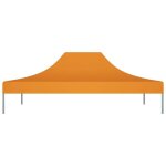 Toile de tente de réception - vidaxl - orange - 410x280 cm - résistant aux uv - imperméable Toile de tente de réception - vidaxl - orange - 410x280 cm - résistant aux uv - imperméable