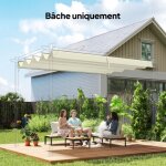 Toile de toit de rechange pour pergola toile de remplacement protection solaire anti - uv 30 + pour pergola ...
