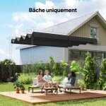 Toile de toit de rechange pour pergola toile de remplacement protection solaire anti - uv 30 + pour pergola ...