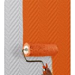 Toile de verre chevron 145 g / m� - fibre de verre - blanc - int�rieur