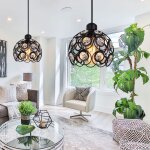 Tokius lot de 2 suspension luminaire industrielle en fer pour salle  manger salon lampe lustre cratif ...