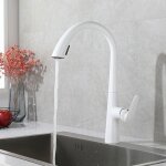 Tokius robinet cuisine pivotant à 360° avec douchette extensible - mitigeur deau chaude et froide en ... Tokius robinet cuisine pivotant à 360° avec douchette extensible - mitigeur deau chaude et froide en ...