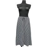 Tom tailor jupe longue maxi lgante confortable noire et blanche  rayures taille 40