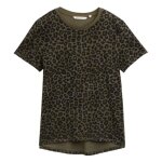 Tom tailor - tee - shirt - l�opard kaki - l - kaki - tee - shirts et polos femme