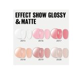 Tomicca set de 6 vernis semi permanent transparent rose nude vernis gel uv 8 ml gel uv pour ongles