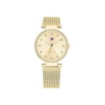 Tommy hilfiger - 1782507 - montre analogique a quartz pour femme avec bracelet milanais en acier inoxydable ...