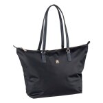 Tommy hilfiger - aw0aw15639 - cabas sac femme poppy avec fermeture �clair bleu (space blue) taille unique ...