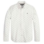 Tommy hilfiger - chemise junior - blanche - 8 ans - blanc - garons