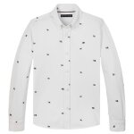 Tommy hilfiger chemise reg en piqué imprimé drapeaux Tommy hilfiger chemise reg en piqué imprimé drapeaux