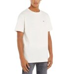 Tommy hilfiger - t - shirt tommy jeans homme blanc classic regular fit