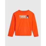 Tommy hilfiger - tee shirt - orange - 12 ans - orange - gar�ons