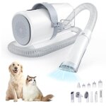 Tondeuse pour chien 6 en 1 aspirateur pour animaux 13000pa bac  poussire de 25 l convient aux chats ...