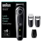Tondeuse � barbe �lectrique - braun - bt3440 - 40 r�glages de longueur - rechargeable 80 min - lame ultra ...