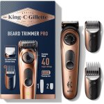 Tondeuse  barbe lectrique - zvvn - king c. gillette - 40 rglages - autonomie 80 min