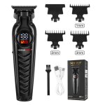 Tondeuse � barbe professionnelle pour hommes tondeuse � cheveux pour barbier avec lame en t