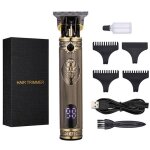 Tondeuse � barbe professionnelle rasoir contour �cran lcd charge rapide