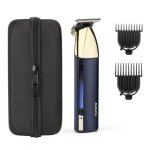 Tondeuse à barbe sans fil - babyliss - t992e super - x metal - autonomie 5 h - edition gold & navy Tondeuse à barbe sans fil - babyliss - t992e super - x metal - autonomie 5 h - edition gold & navy