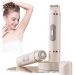 Tondeuse bikini pour femme rasoir électrique 2 en 1 rechargeable double tête étanchéité ipx7 humide et ... Tondeuse bikini pour femme rasoir électrique 2 en 1 rechargeable double tête étanchéité ipx7 humide et ...