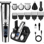 Tondeuse cheveux et barbe professionnelle homme sans fils tondeuse cheveux rechargeable etanche avec ...