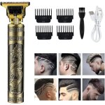 Tondeuse cheveux hommes professionnelle lame t - blade précision avec 4 sabots design vintage avec motif ... Tondeuse cheveux hommes professionnelle lame t - blade précision avec 4 sabots design vintage avec motif ...