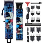 Tondeuse � cheveux - zig - zag territoires - professionnelle - sans fil - rechargeable usb - 10 peignes ...