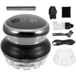Tondeuse � cheveux pour homme rechargeable � t�te ras�e tondeuse circulaire sans fil kit de coupe de ...