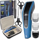 Tondeuse cheveux - philips - hc5612 15 - sans fil �tanche - kit coiffeur avec ciseaux peigne - �tui de ...