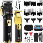 Tondeuse  cheveux professionnelle pour homme kit barbier pour coupe de cheveux tondeuse  cheveux et ...