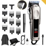 Tondeuse cheveux homme sans fil - 7200tr / min - acier inoxydable - tondeuse pr�cision pour homme / femme ...