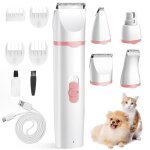 Tondeuse chien tondeuse pour chat et chats de petite et moyenne taille usb tondeuse chat silencieuse ...
