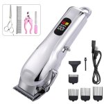 Tondeuses pour chiens chat poil long epais robustes  faible bruit sans fil outils de toilettage pour ...