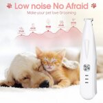 Aimoonsa tondeuse pour chiens et chats - tondeuse � pattes rechargeable usb type?c led silencieuse