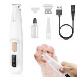 Tondeuse chien tondeuse pour chien rasoir pour chiens chat faible bruit rechargeable par usb tondeuse ...