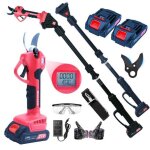 Tondeuse �lectrique sans fil 2 en 1 3 modes 900 w moteur sans balai avec perche t�lescopique de 396 cm ...