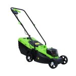 Tondeuse �lectrique sans fil - cremlank - 3600 tr / min - 1600 w - diam�tre de coupe 32 cm - vert - 90x90x33cm ...