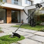 Tondeuse a essence 2 en 1 coupe herbe et debroussaillage systeme robuste pour entretien complet du jardin ...