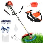 Tondeuse � essence portable multifonction 2 en 1 coupe herbe et sarclage id�ale pour jardin et terrain ...