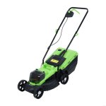 Tondeuse gazon batterie 1600w - flasidu - largeur 33cm 1 batteries 2 chargeurs 3600rpm 30l hauteur r�glable ...