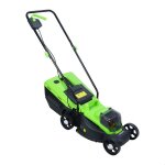 Tondeuse � gazon �lectrique 1600w avec 1 batteries 2 chargeurs moteur brushlesscoupe 33 cm3600rpm30lhauteur ...