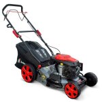Tondeuse à gazon thermique 4 en 1 - 46 cm - 146 cm3 - tractée 1 vitesse - mulching - éjéction latérale ... Tondeuse à gazon thermique 4 en 1 - 46 cm - 146 cm3 - tractée 1 vitesse - mulching - éjéction latérale ...