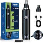 Tondeuse nez tondeuse nez oreilles homme tondeuse nez rechargeable par usb indolore rasoir nez homme ...
