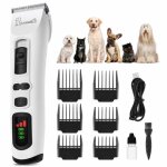 Tondeuse professionnelle pour chien avec �cran lcd tondeuse pour chien � poils longs et �pais tondeuse ...