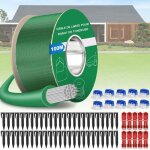 Tondeuse robot - fil robot tondeuse - 100m - avec clous + connecteurs de cbles + bornes de connexion ...