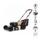 Tondeuse sans fil 62v daewoo lame 56 cm batterie 8ah et chargeur - dallm62 - 22sp - k1