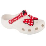 Tongs chaussons - crocs - classic disney minnie mouse clog - fille - blanc - synth�tique