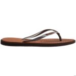 Tongs femme - havaianas - slim point - couleur marron fonc� - confort l�ger - style moderne