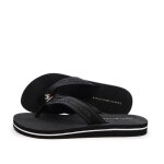 Tongs noires homme tommy hilfiger webbing