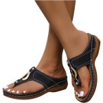 Tong sandale orthop�diques femme tong ergonomique claquette semelle epaisse flip flops enfiler bout ouvert ...