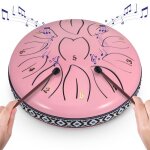 Tongue drumtambour de langue 6 pouces 11 tons handpan c key percussion instruments de musique pour enfantslivr ...